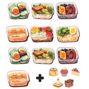 Caja de mami 10 comidas + 5 Postres